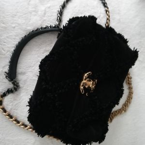 Chanel Velour Handbag Rare